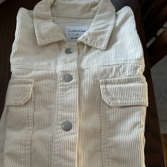 Celebrity Pink Corduroy Shacket - Picture 3 of 5